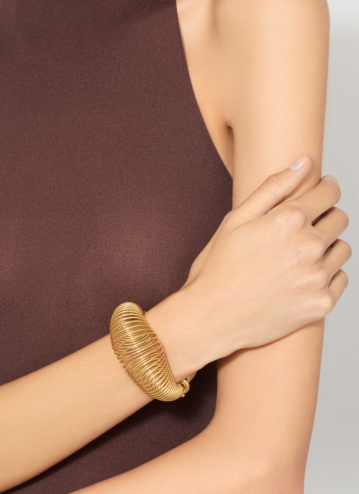 SPIRAL BRACELET ALAÏA GOLD SPIRAL BRACELET